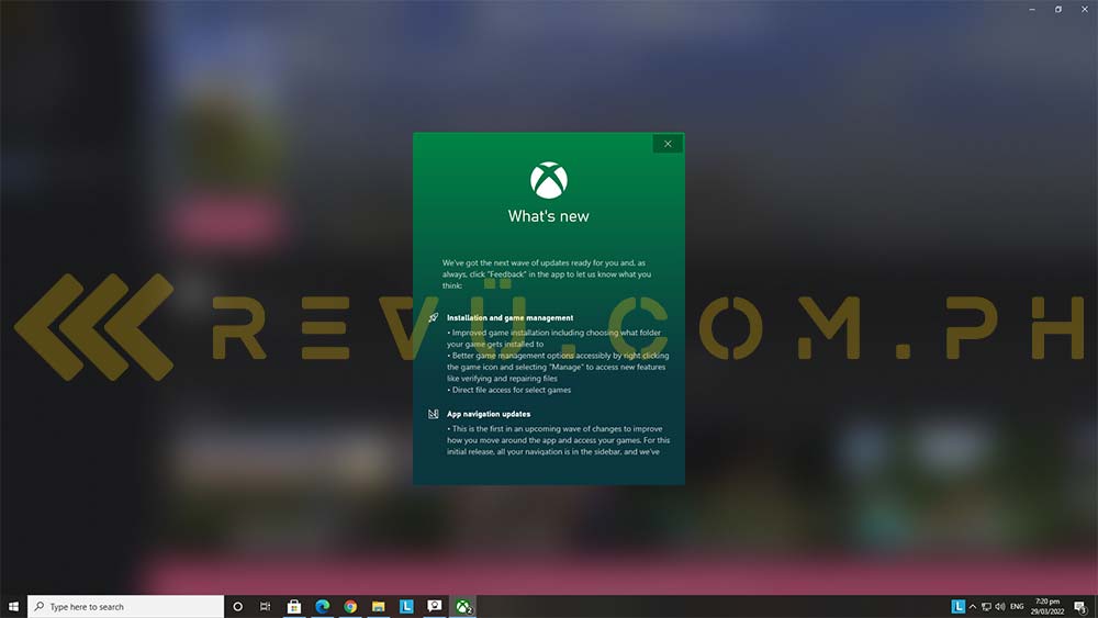 PC Game Pass screenshot via Revu Philippines