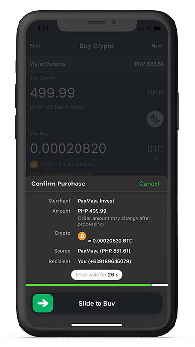 How to buy Bitcoin and other cryptocurrencies with PayMaya via Revu Philippines