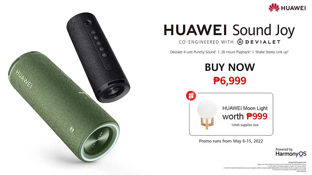 Huawei Sound Joy price and first-sale freebie offer via Revu Philippines
