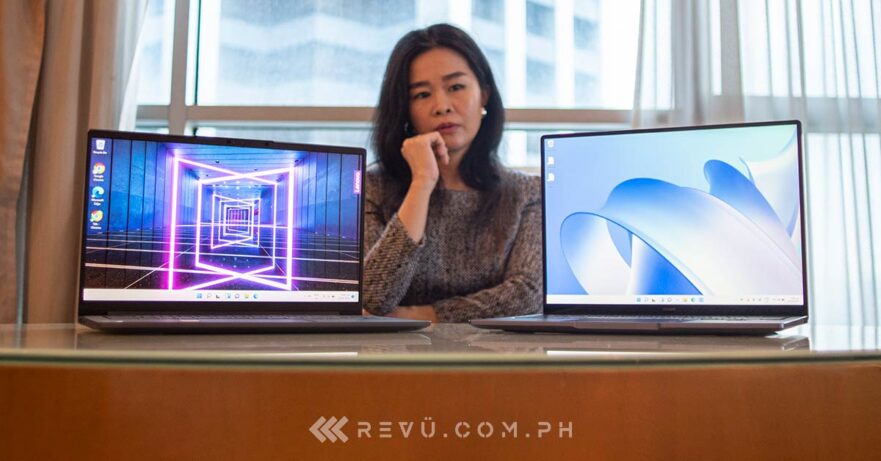 Lenovo Yoga Slim 7i vs Huawei MateBook 14 comparison review by Revu Philippines