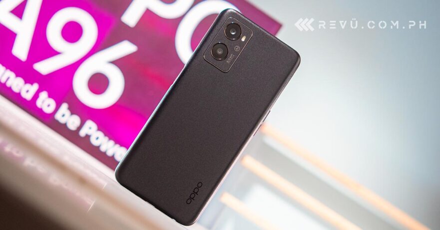 OPPO A96 top features and price and specs via Revu Philippines