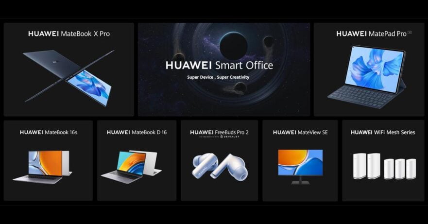 Devices launched at Huawei APAC Smart Office launch 2022 via Revu Philippines