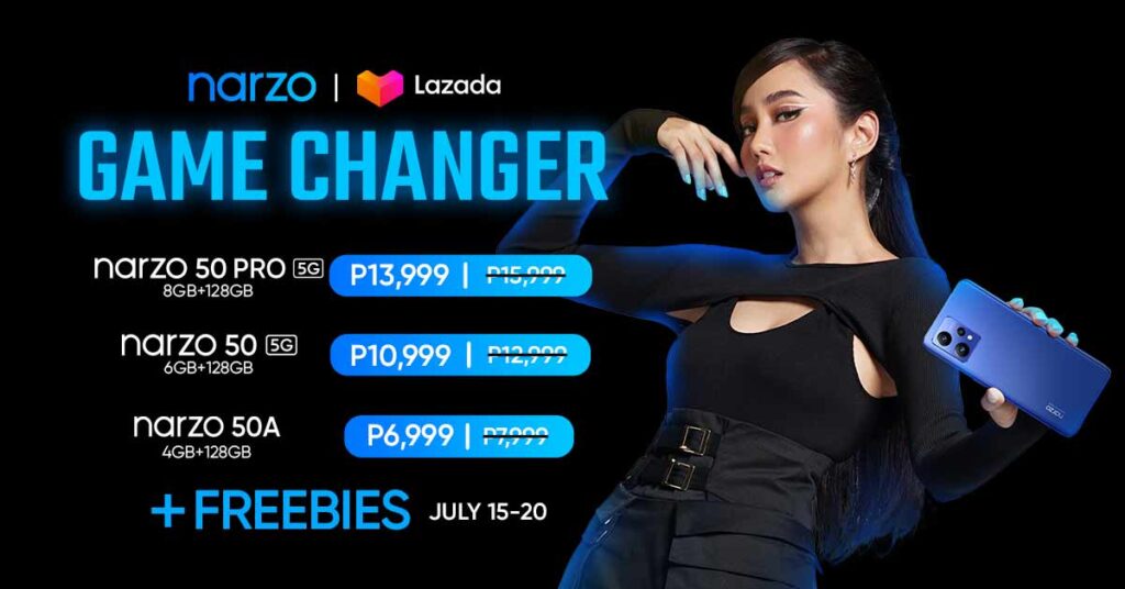 Narzo 50 Pro 5G and Narzo 50 5G discounted prices for early birds via Revu Philippines