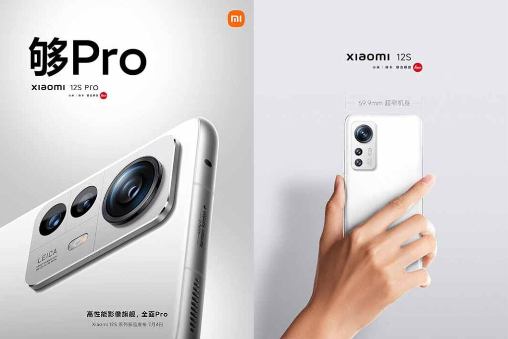 Xiaomi 12S Pro and Xiaomi 12S price and specs via Revu Philippines