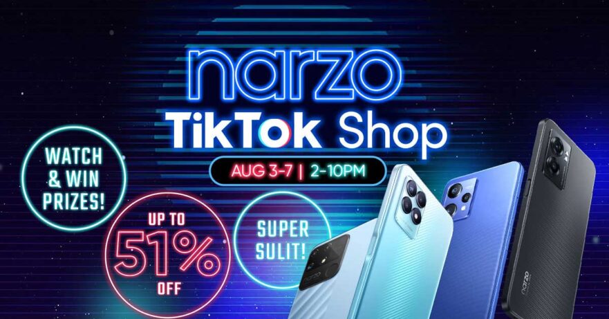 Narzo Philippines TikTok Shop opening sale and other promos via Revu Philippines