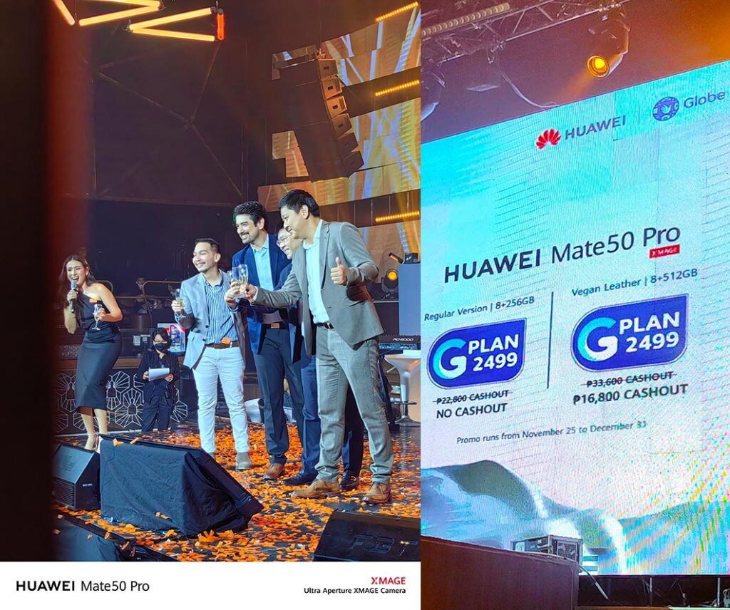 Huawei Mate 50 Pro postpaid plans revealed with Ian Veneracion via Revu Philippines