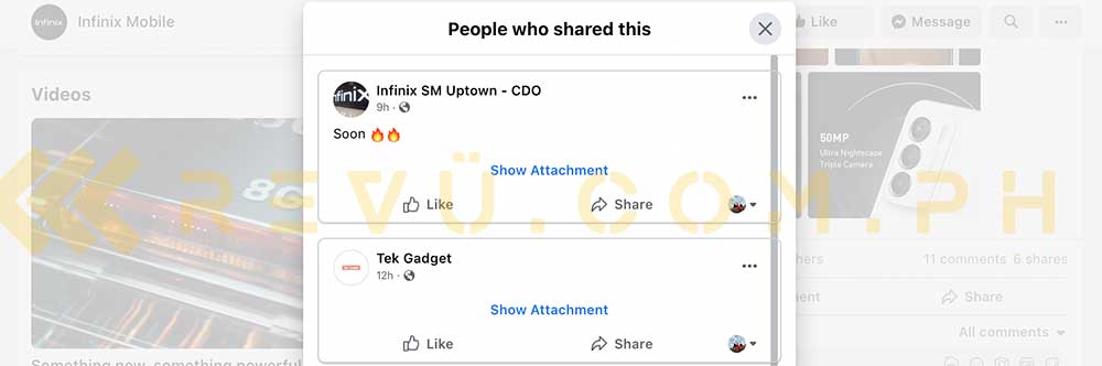Infinix ZERO 5G 2023 Philippine release indication spotted by Revu Philippines