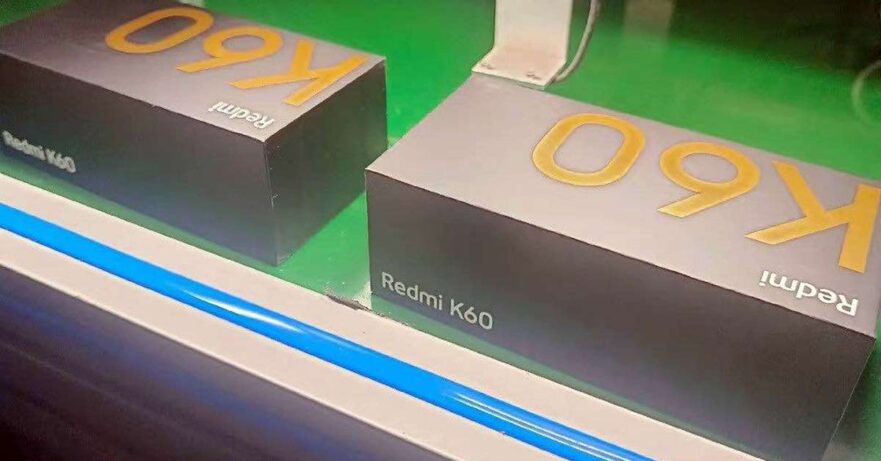 Redmi K60 retail box in production via Revu Philippines