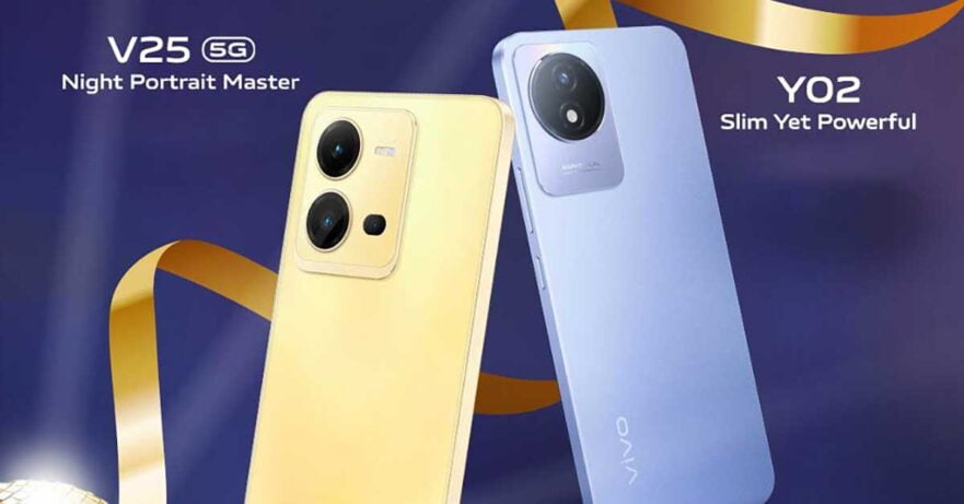Vivo V25 series and Vivo Y02 post-Christmas discounted prices and freebies via Revu Philippines