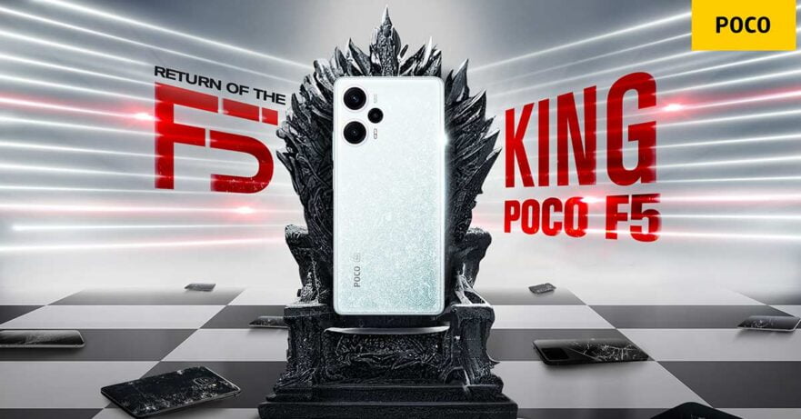 POCO F5 design revealed via Revu Philippines
