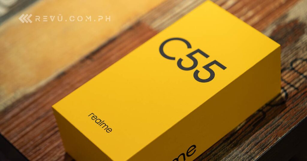 realme C55 unboxing and first impressions by Revu Philippines