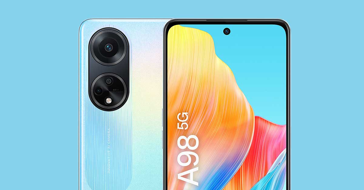 Oppo A98 5G render, specifications leaked before launch - Gizmochina