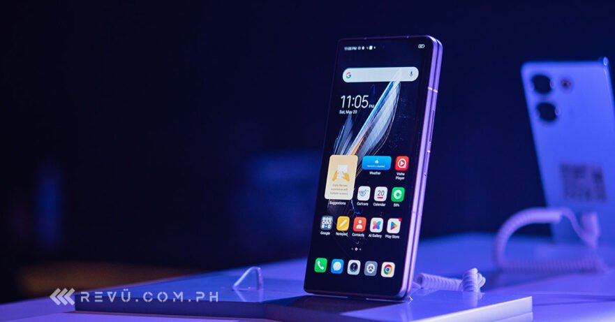 Tecno Phantom V Fold price and specs and availability via Revu Philippines