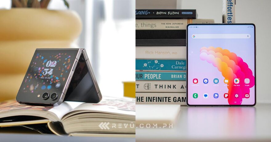 Samsung Galaxy Z Flip5 and Galaxy Z Fold5 price and specs via Revu Philippines