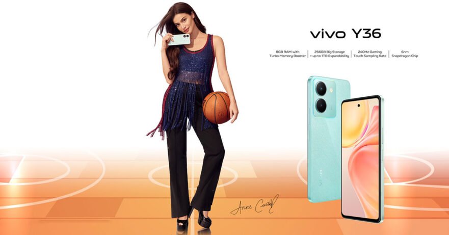 vivo Y36 with Anne Curtis Smith as endorser plus price and specs via Revu Philippines