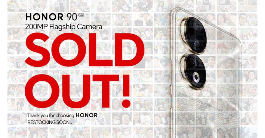 HONOR 90 5G sold out in Philippines via Revu
