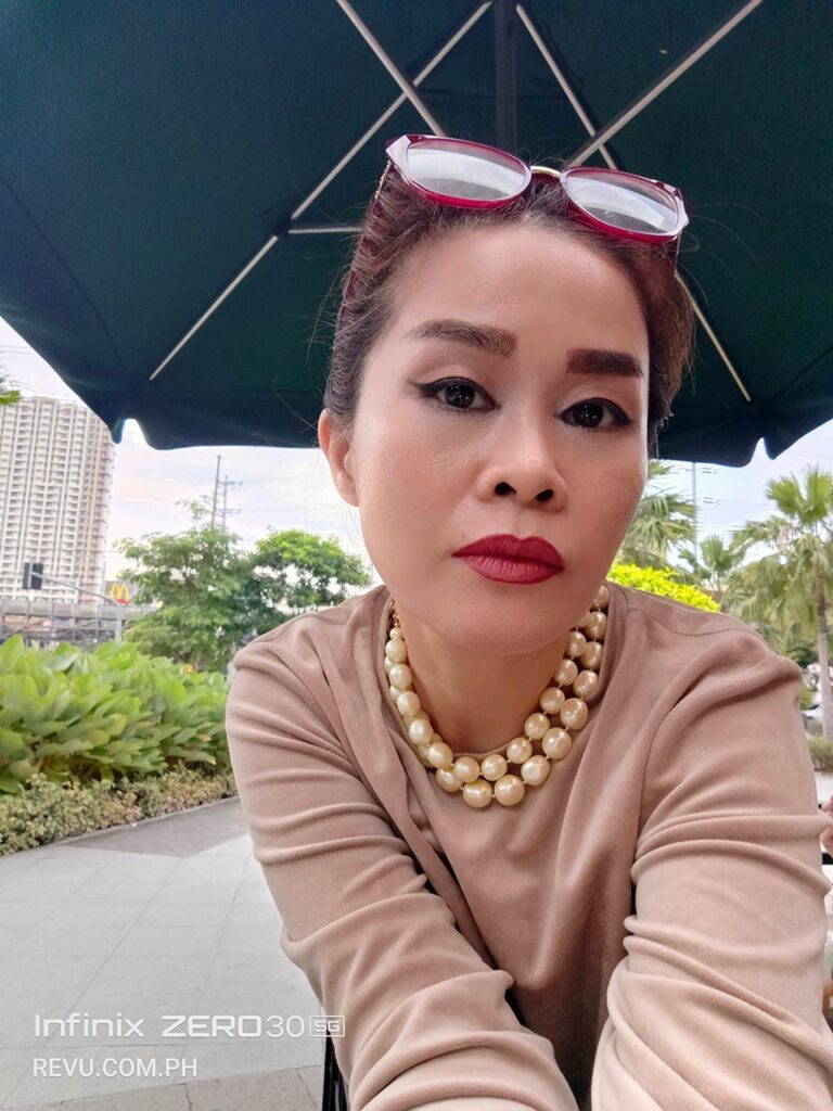 Infinix ZERO 30 5G camera sample selfie picture in review by Revu Philippines