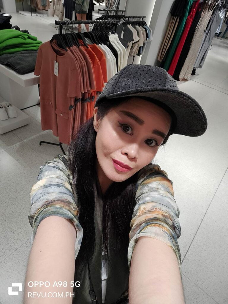 OPPO A98 5G camera sample selfie picture in review via Revu Philippines