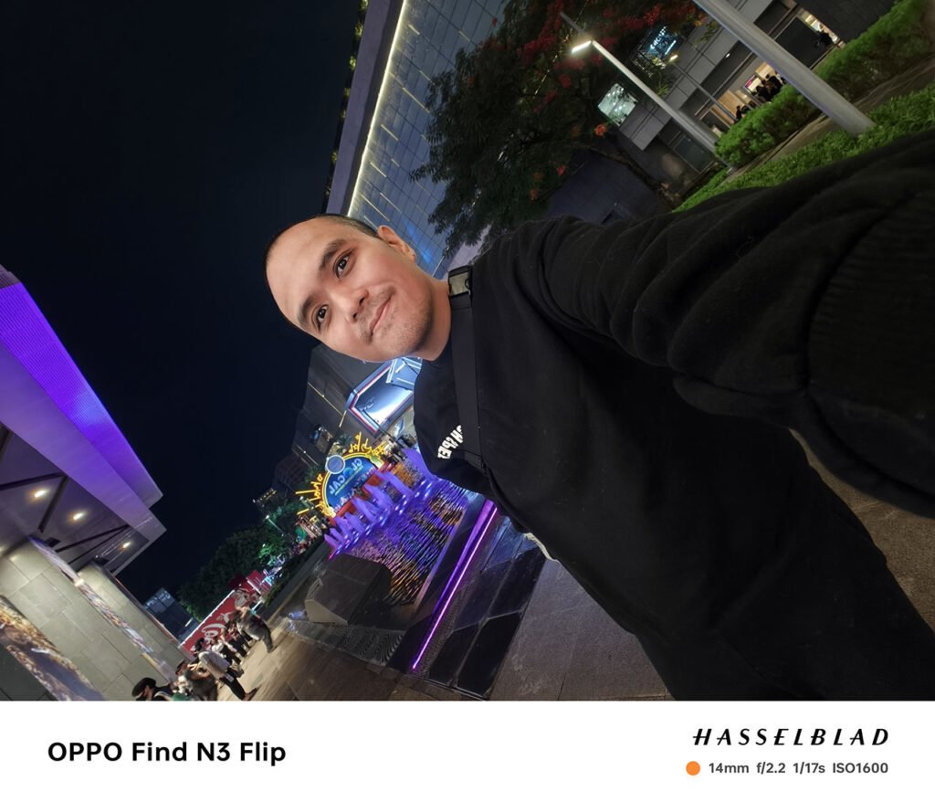 OPPO Find N3 Flip camera sample selfie picture by Revu Philippines