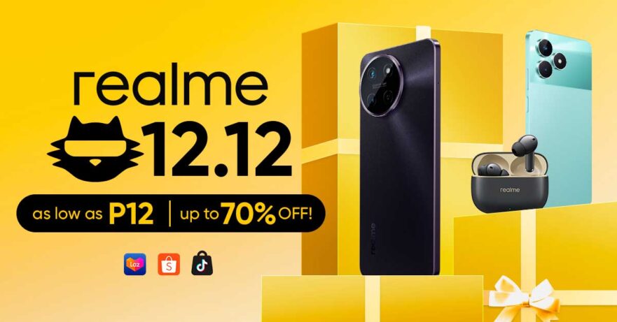 realme 12.12 sale details in 2023 via Revu Philippines