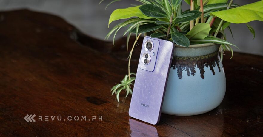 OPPO Reno11 F 5G price and specs and availability or release date via Revu Philippines