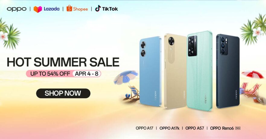 OPPO 4.4 Hot Summer Sale details via Revu Philippines