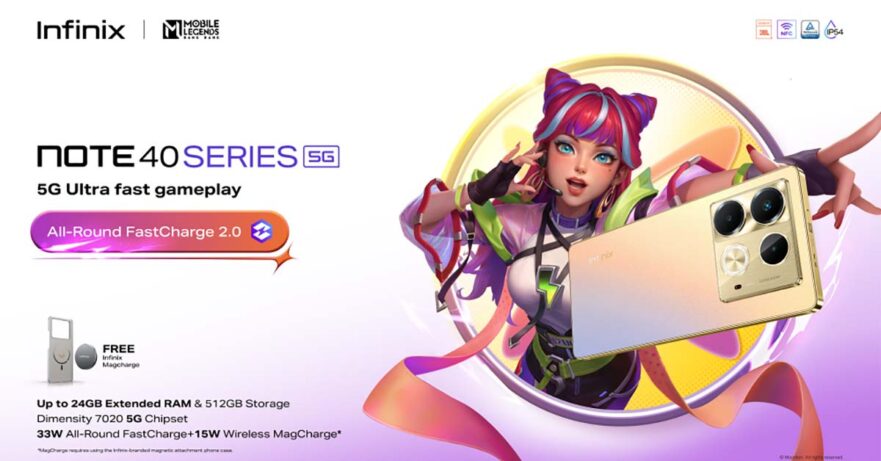 Infinix NOTE 40 5G launch teaser via Revu Philippines