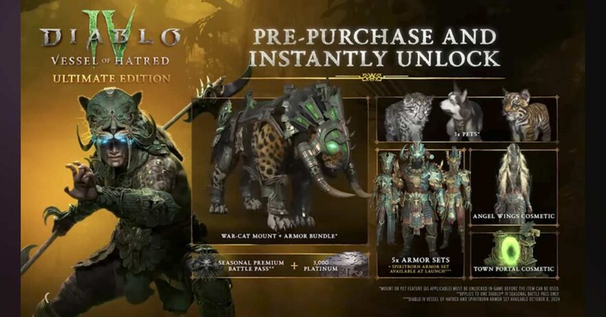 Diablo 4 Vessel of Hatred expansion bundles or inclusions via Revu Philippines