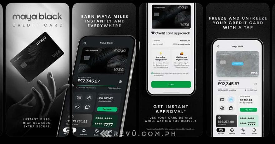 Maya Black Credit Card full details or FAQ by Revu Philippines