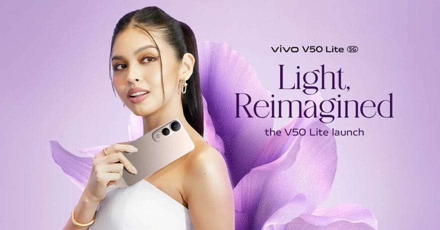 vivo V50 Lite launch details with Maine Mendoza via Revu Philippines