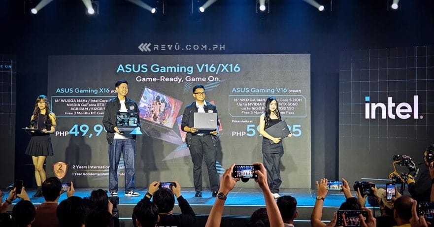 ASUS X16 and ASUS V16 price and specs via Revu Philippines