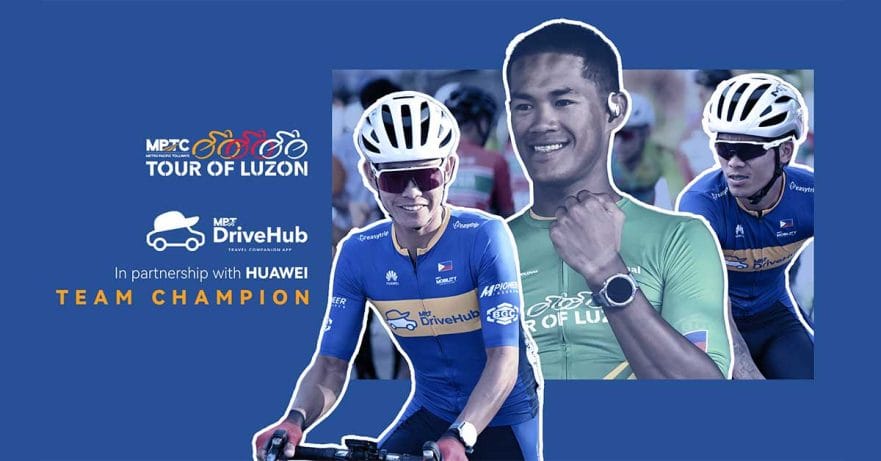 Huawei and MPTC partnership at The Great Revival Tour of Luzon cycling competition via Revu Philippines