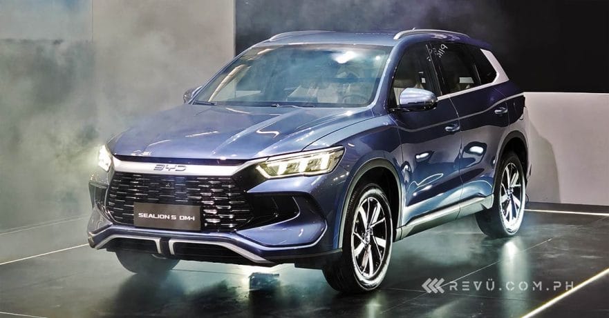 BYD Sealion 5 DM-i price and features and specs via Revu Philippines