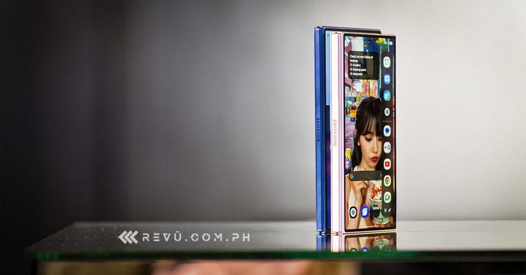 Samsung Galaxy Z Fold7 vs Samsung Galaxy Z Fold6 thickness size comparison via Revu Philippines