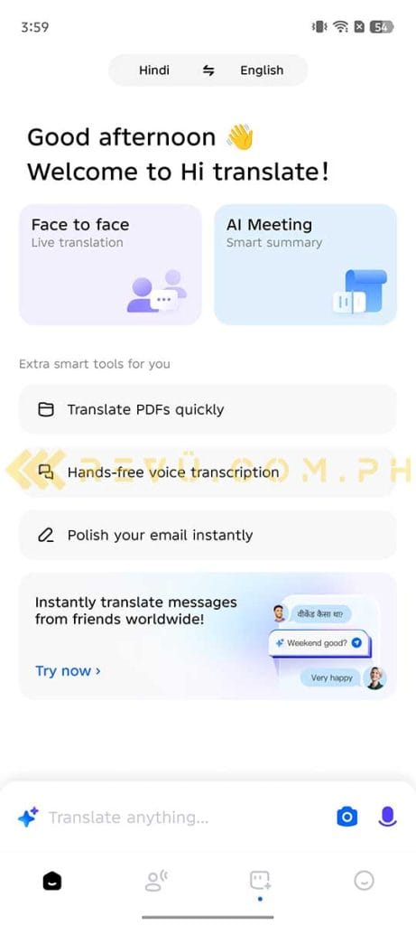 Infinix HOT 60 Pro Plus AI features via Revu Philippines