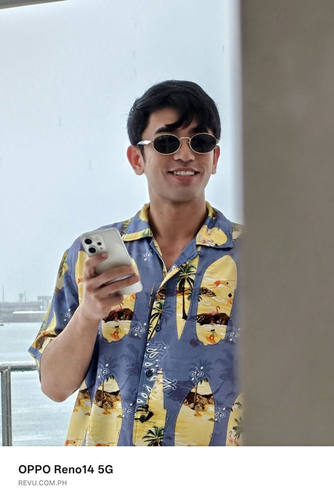 David Licauco OPPO Reno14 5G camera sample picture in review by Revu Philippines