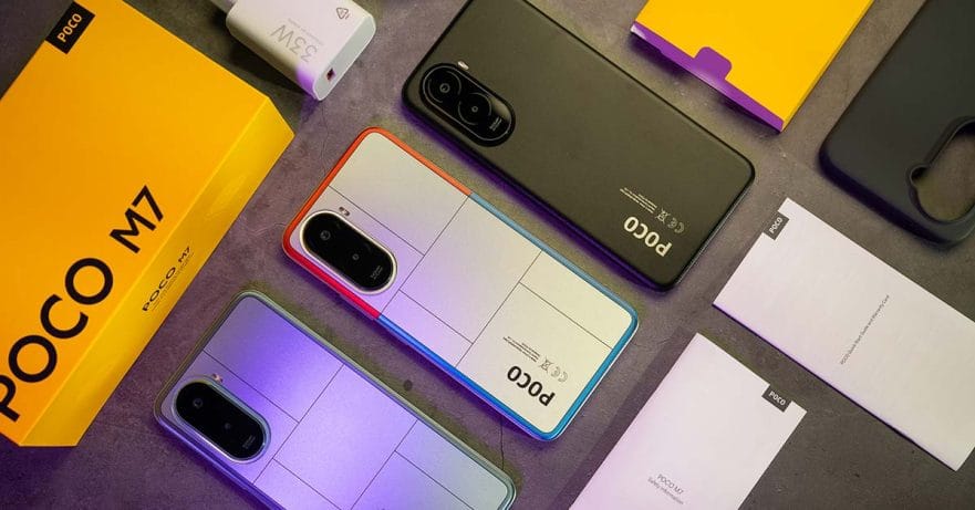 POCO M7 price and specs and unboxing via Revu Philippines