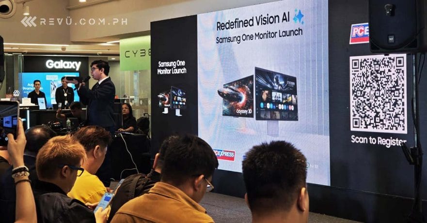 Samsung One Monitor launch via Revu Philippines