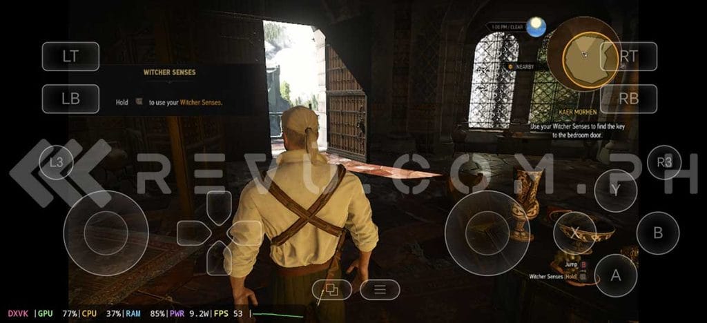 The Witcher 3: Wild Hunt game performance on the HONOR 400 Pro 5G via Revu Philippines