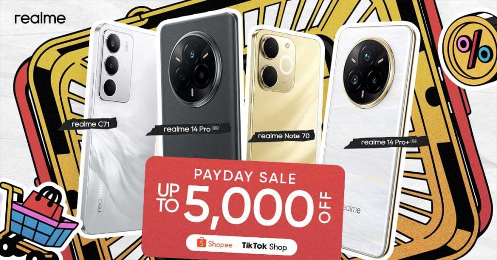 realme FanFest Payday Sale 2025 details via Revu Philippines