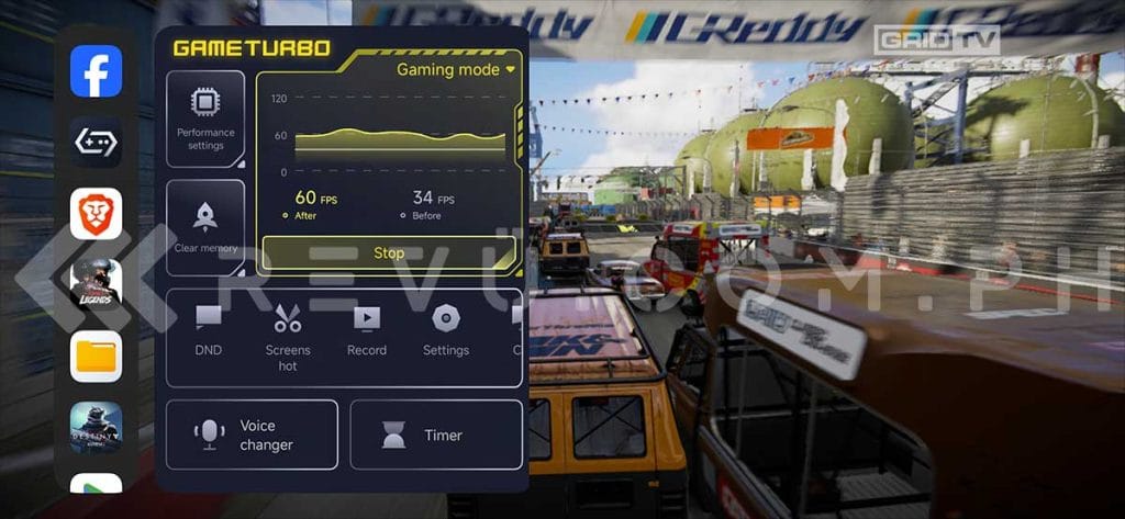 GRID Legends gaming performance on the Xiaomi 15T Pro via Revu Philippines