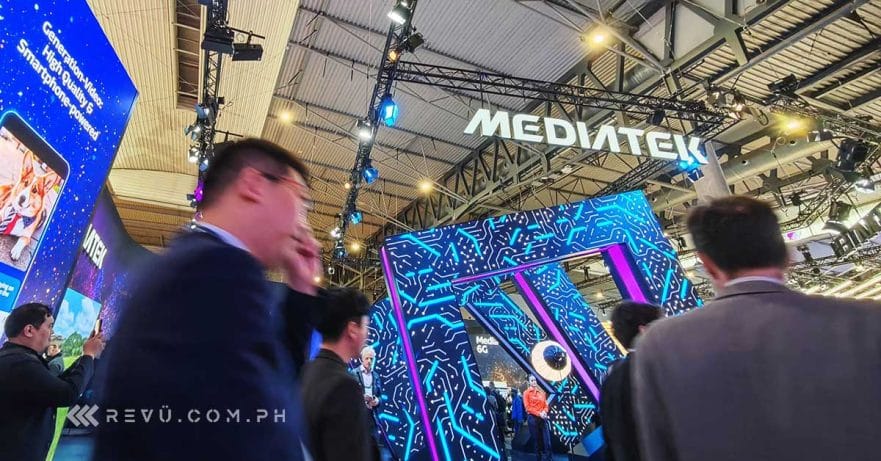 MediaTek booth at MWC 2025 in Barcelona Spain by Revu Philippines