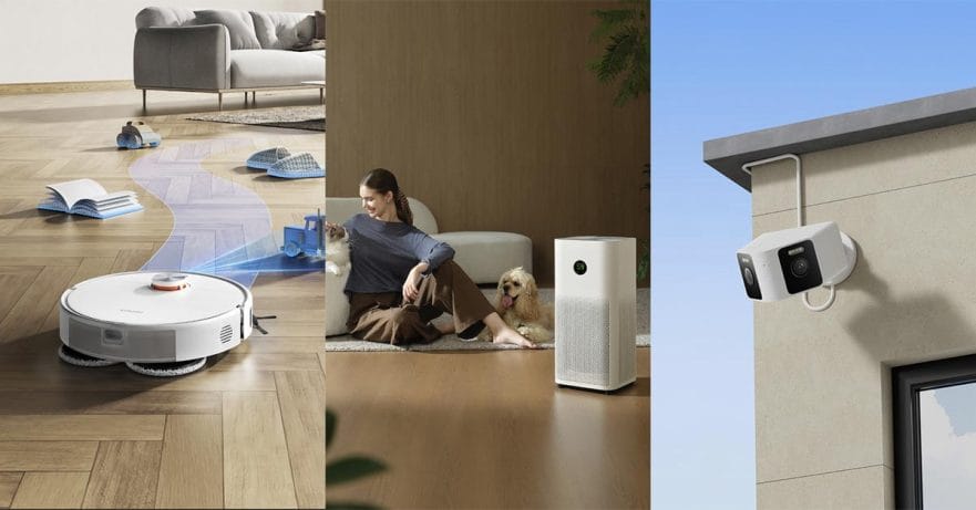 Xiaomi Robot Vacuum S40 Pro and Mijia Smart Air Purifier 6 and Xiaomi Outdoor Camera CW100 Dual price and specs and features via Revu Philippines