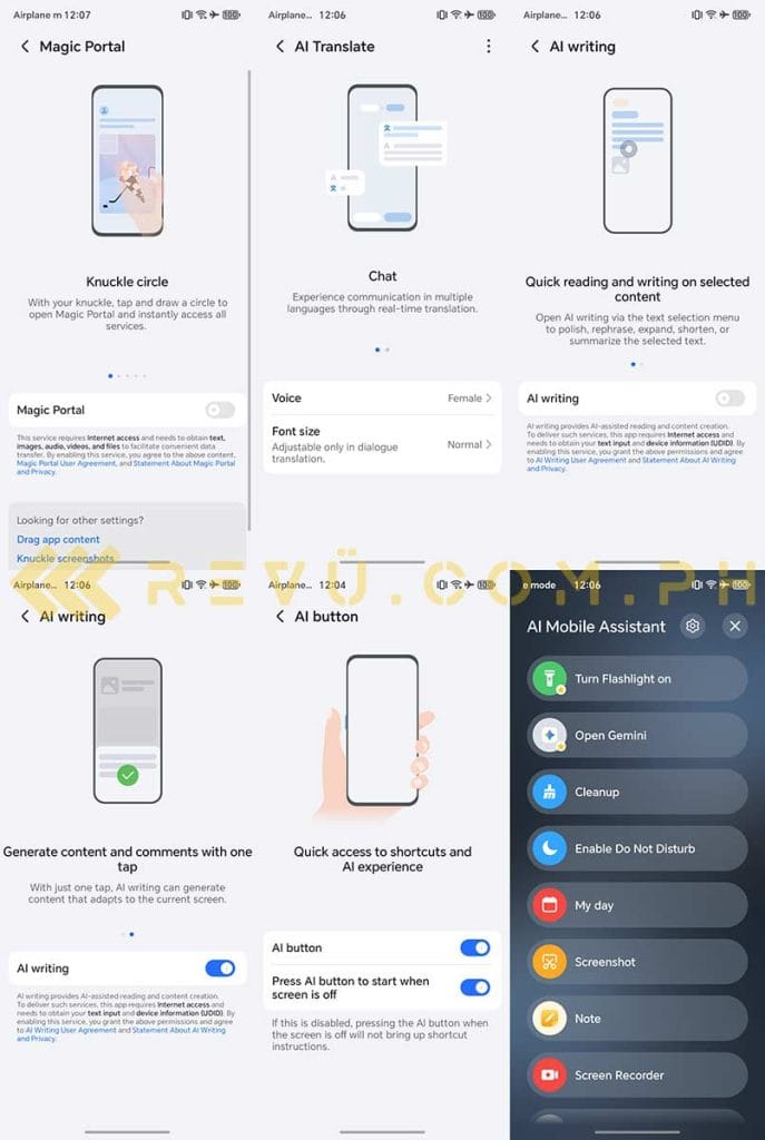 HONOR X7d AI features via Revu Philippines