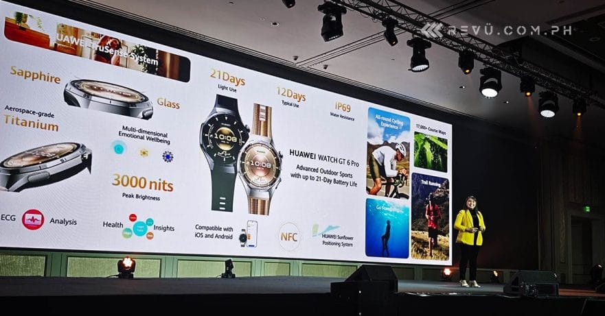 HUAWEI Watch GT 6 Pro price and specs via Revu Philippines