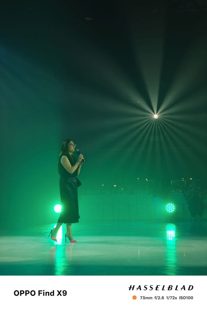 OPPO Find X9 camera sample picture taken at Ballet PH event via Revu Philippines