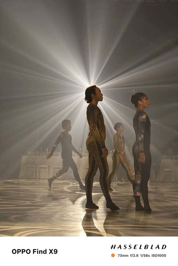 OPPO Find X9 camera sample picture taken at Ballet PH event via Revu Philippines