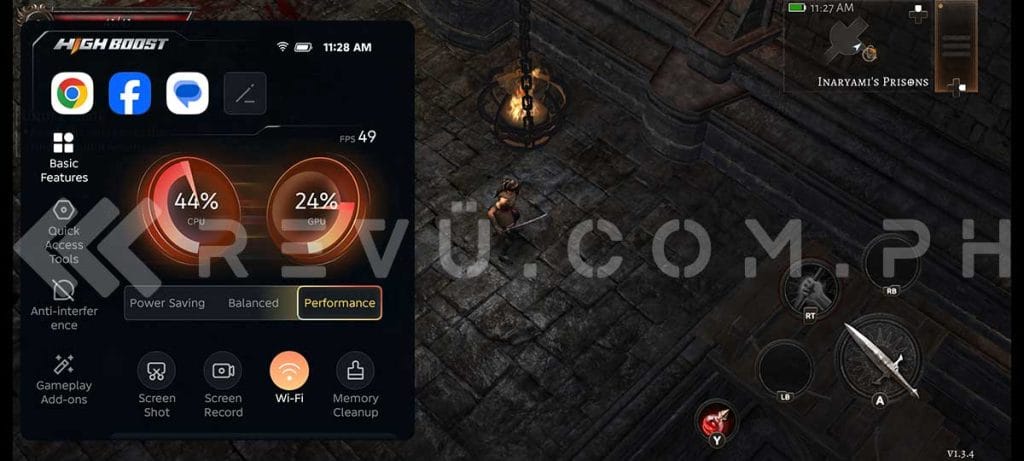 Oniro gaming performance on the TECNO SPARK Slim by Revu Philippines