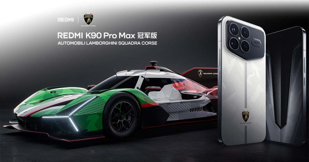 Redmi K90 Pro Max Champion Edition Automobili Lamborghini Squadra Corse price and specs via Revu Philippines