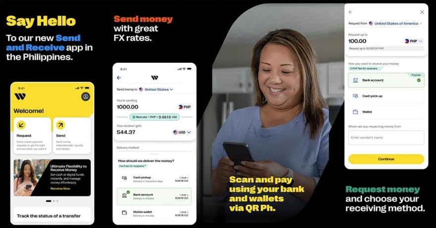 Western Union app details via Revu Philippines